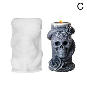 Snake Aromatherapy Candle Mold