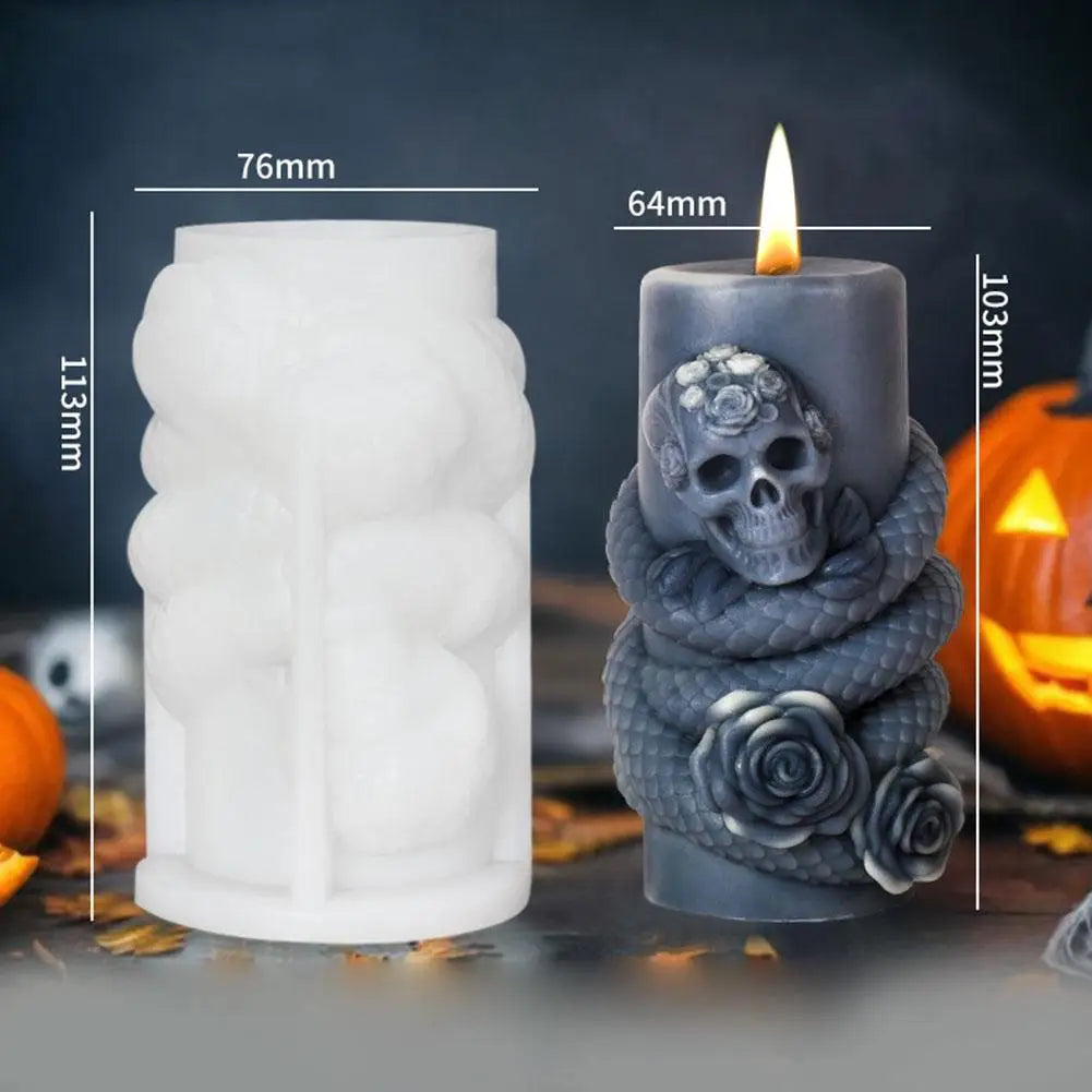 Snake Aromatherapy Candle Mold