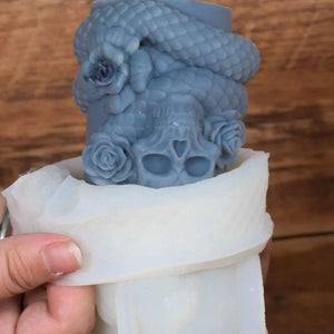 Snake Aromatherapy Candle Mold