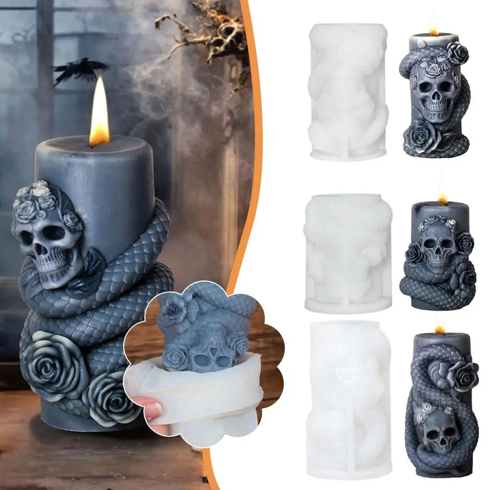 Snake Aromatherapy Candle Mold