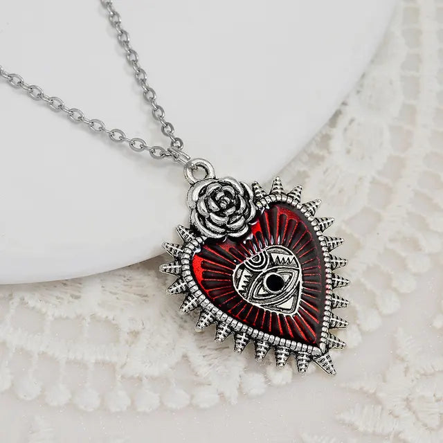 Gothic Evil Eye Pendant