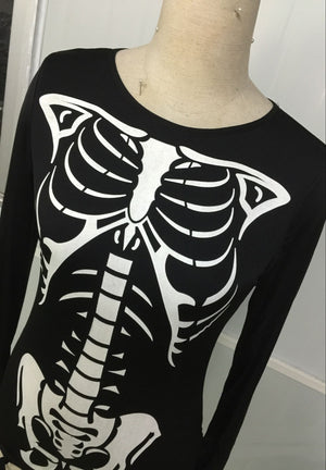 Skeleton Print Sexy Jumpsuit