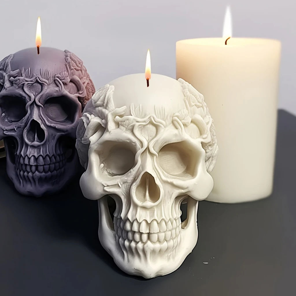 Skully Aromatherapy Candle Molds