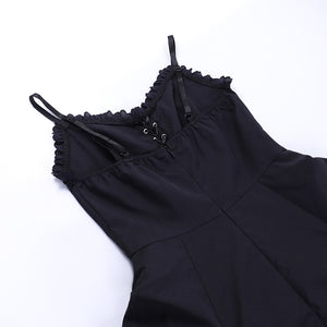 Witch Tituba Lace Up Dress