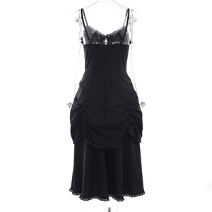 Witch Tituba Lace Up Dress