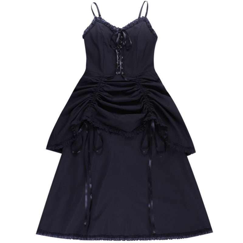 Witch Tituba Lace Up Dress