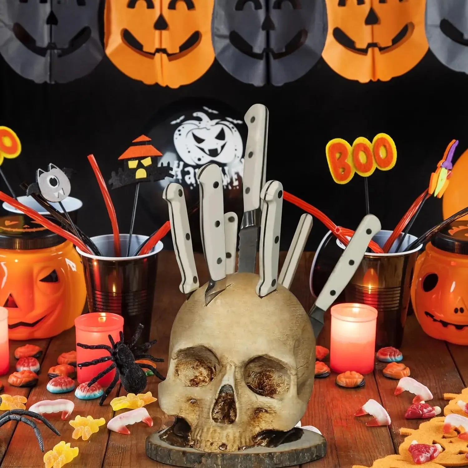 Skull Knife Holder