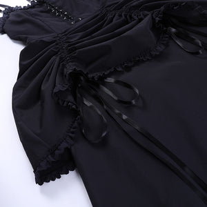 Witch Tituba Lace Up Dress