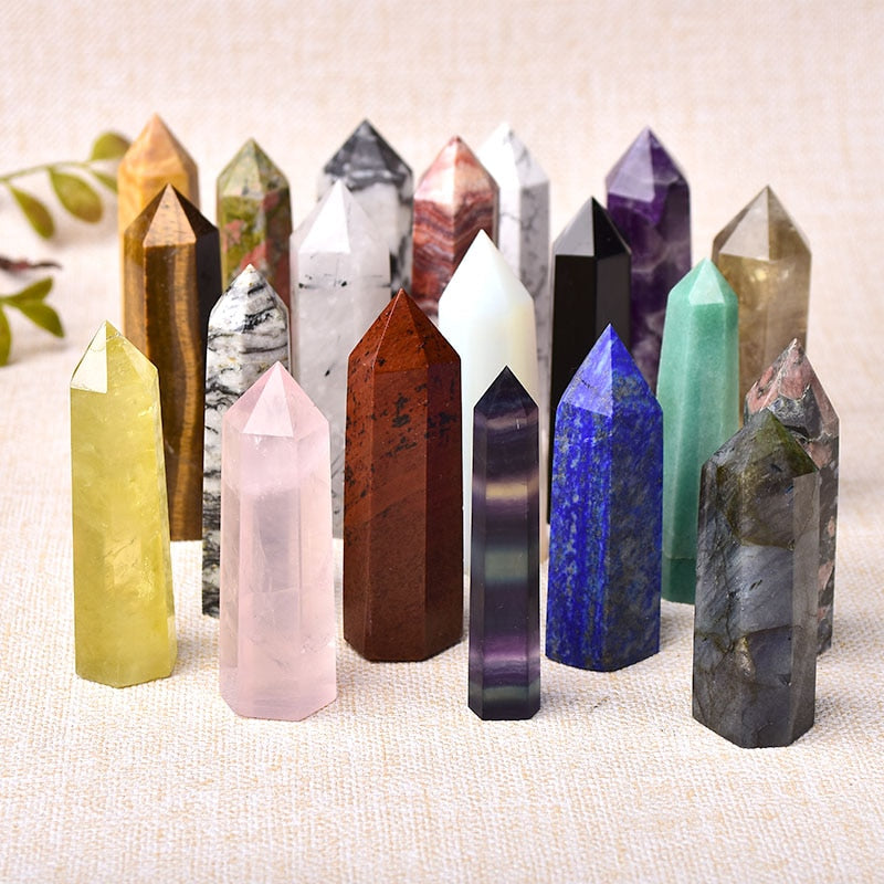 Natural Crystal Point Wand