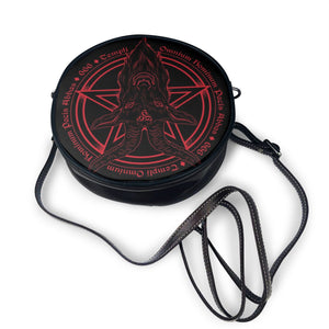 Baphomet Print Messenger Bag