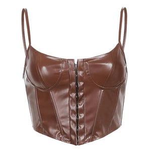 Witch Sabrina Leather Bustier