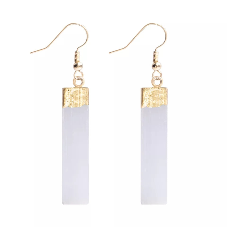 Healing Crystal Dangle Earrings