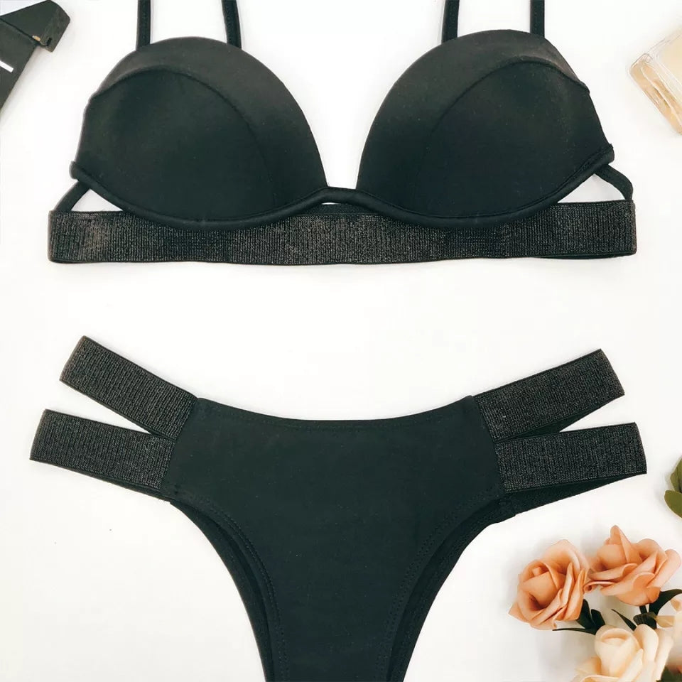 Halterneck Bikini Set