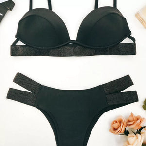 Halterneck Bikini Set