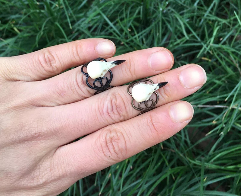 Bird Skull Ring