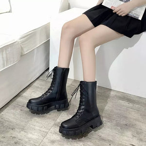 Witch Charon Lace Up Boots