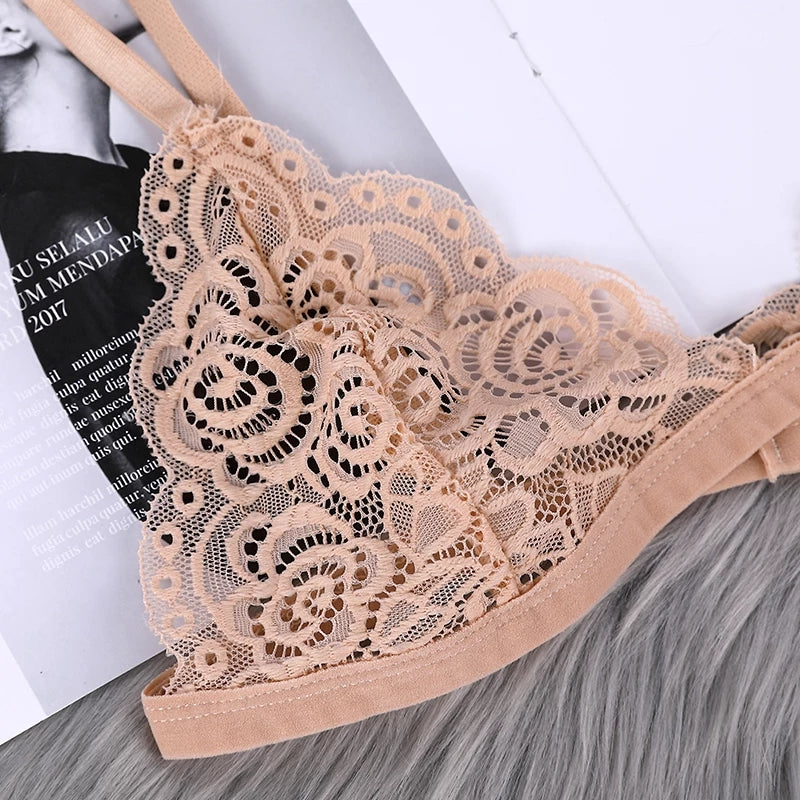 Unpadded Lace Bra