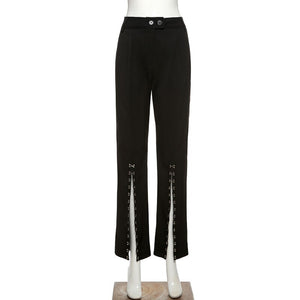 Baggy Slit Pants