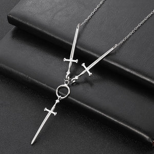 Three Swords Choker Necklace