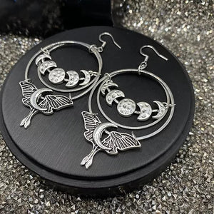 Moon Phases Dangle Earrings