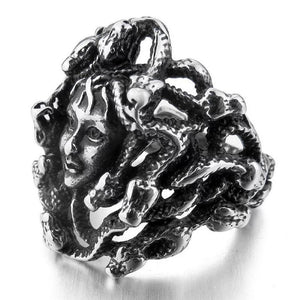 Snake Hair Figure Ring