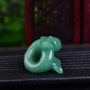 Natural Crystal Snake Figurine