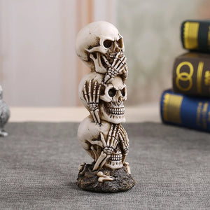 Three Skulls Sculpture