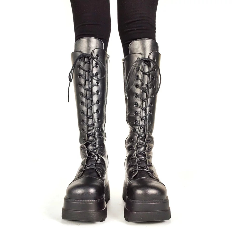 Knee High Platform Boots