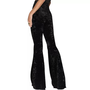 Velvet Flare Trousers