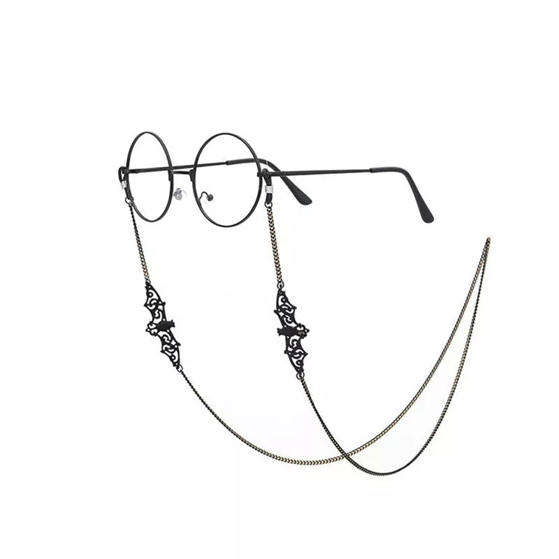 Black Bat Glasses Hanging Straps