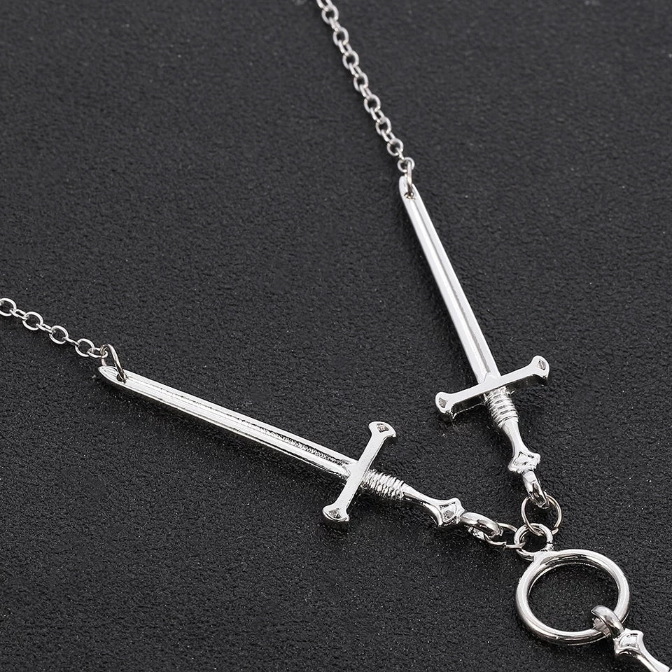 Three Swords Choker Necklace