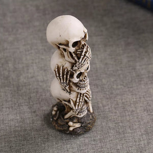 Three Skulls Sculpture