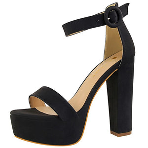 Buckle High Heeled Sandals