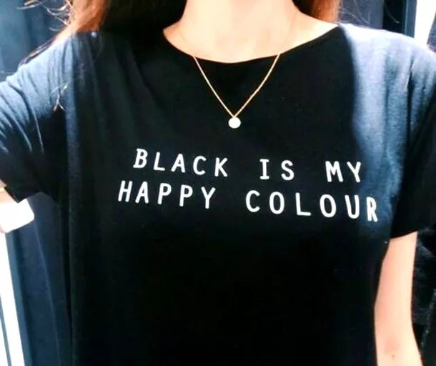 Black Is My Happy Colour Top