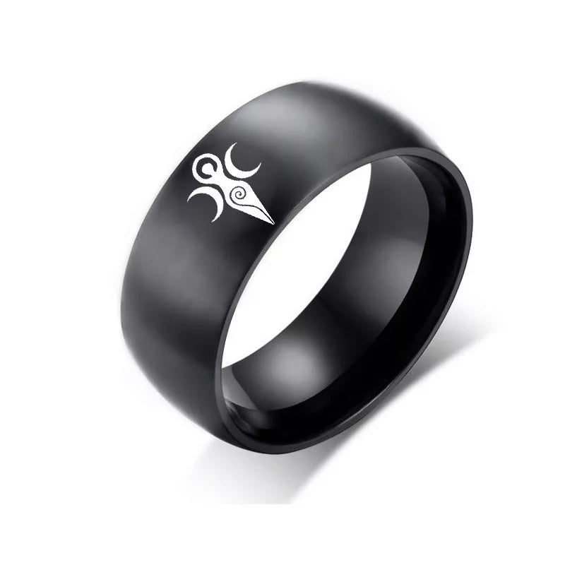 Triple Moon Goddess Ring