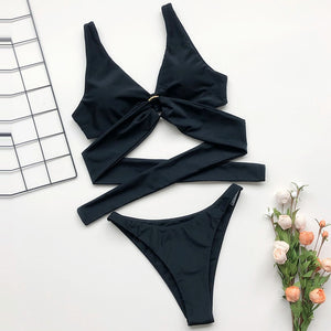 Cut Out Swimwear