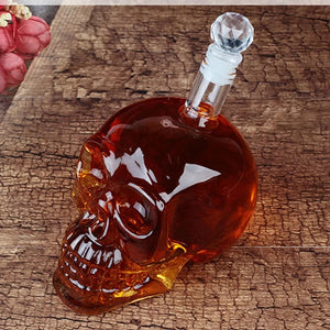 Skull Bottle and Glasses Set