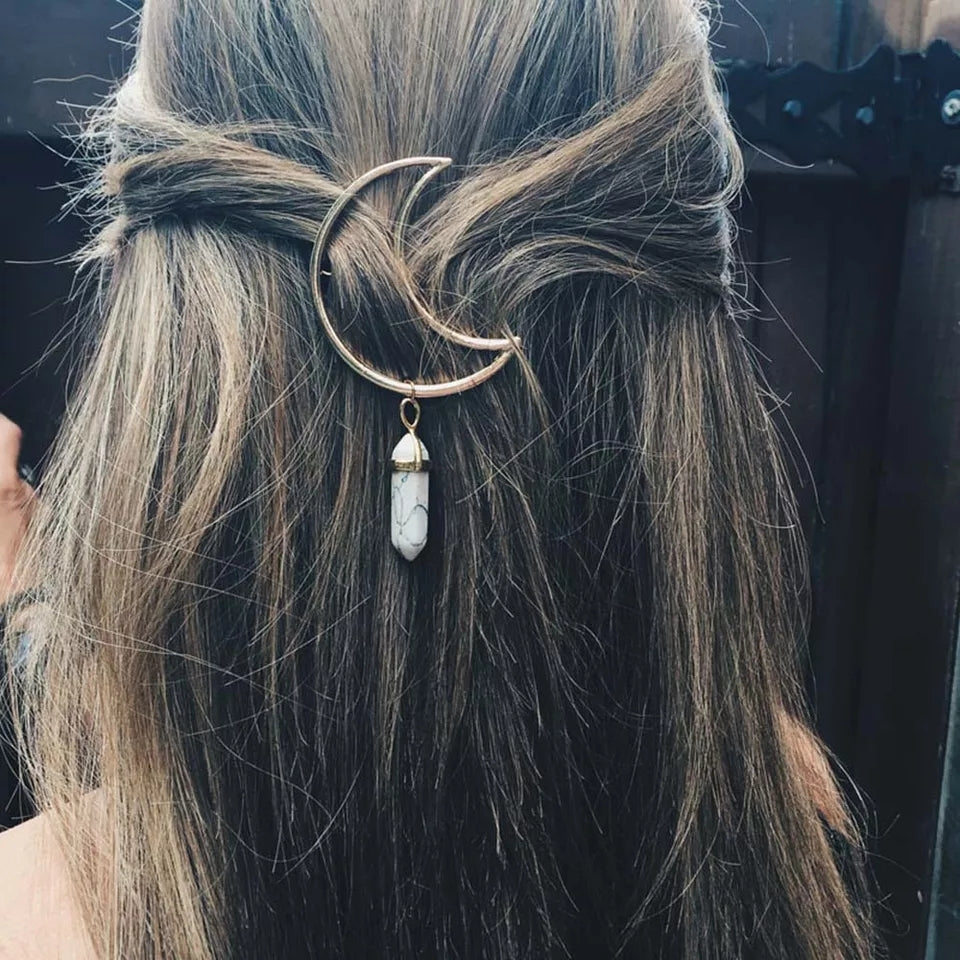 Natural Stone Hair Pin