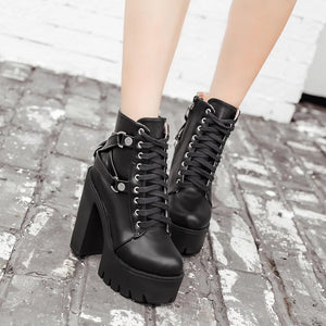 Lace-up Boots