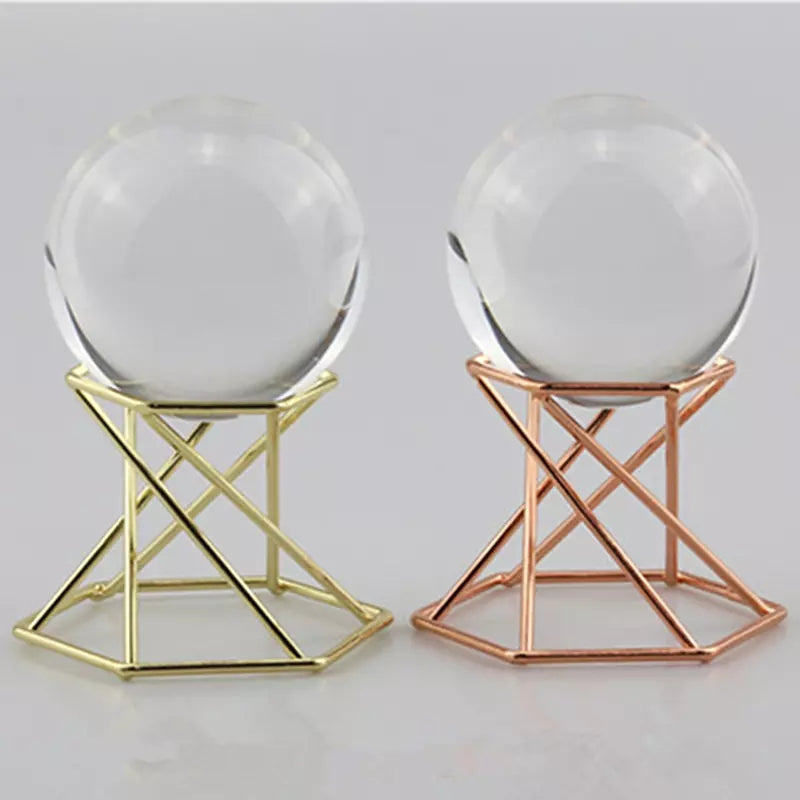 Crystal Sphere Metal Stand