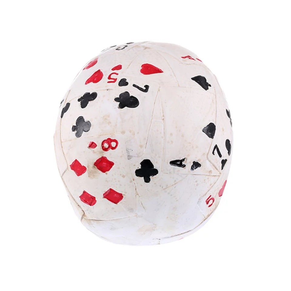 Poker Skull Shaped Ornament