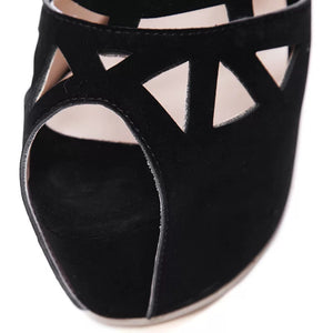 Stilleto Sandals In Black