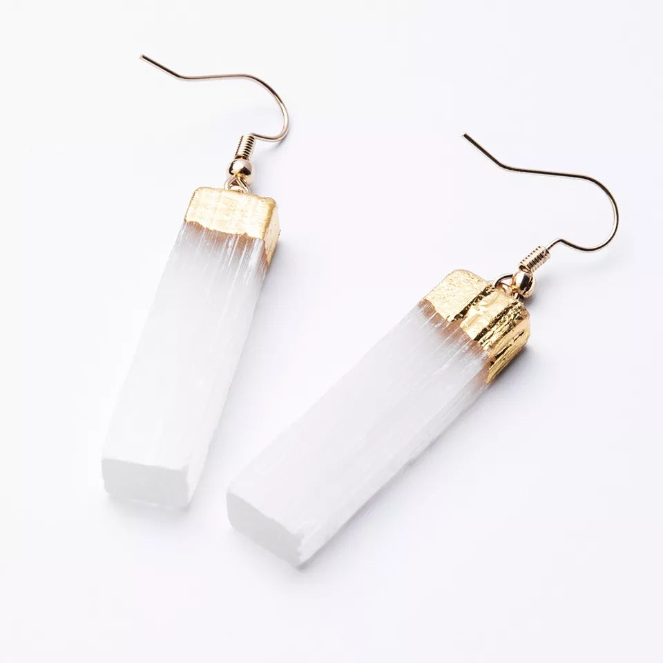 Healing Crystal Dangle Earrings