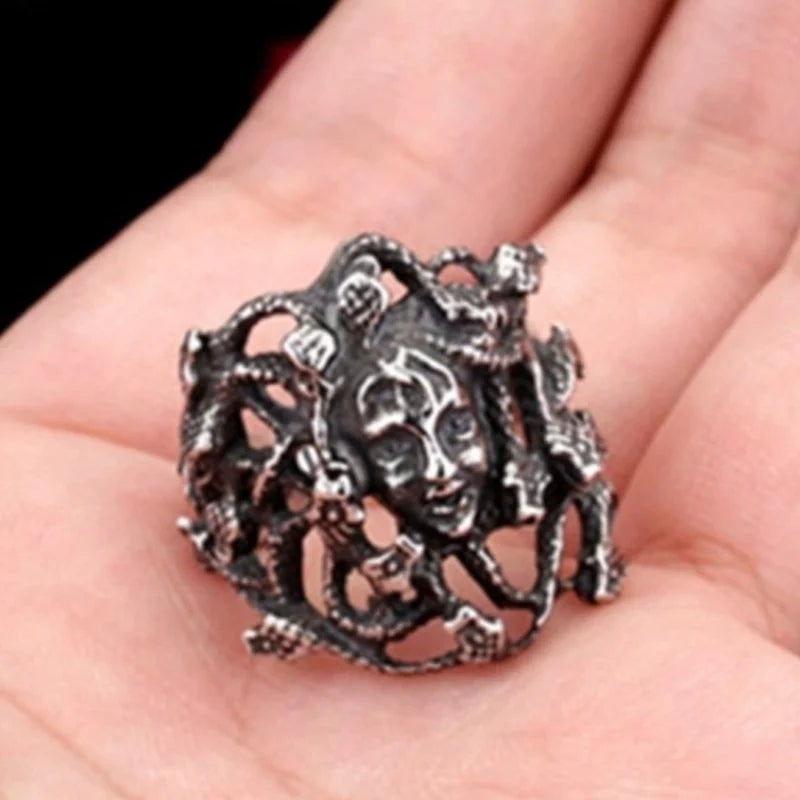 Snake Hair Figure Ring