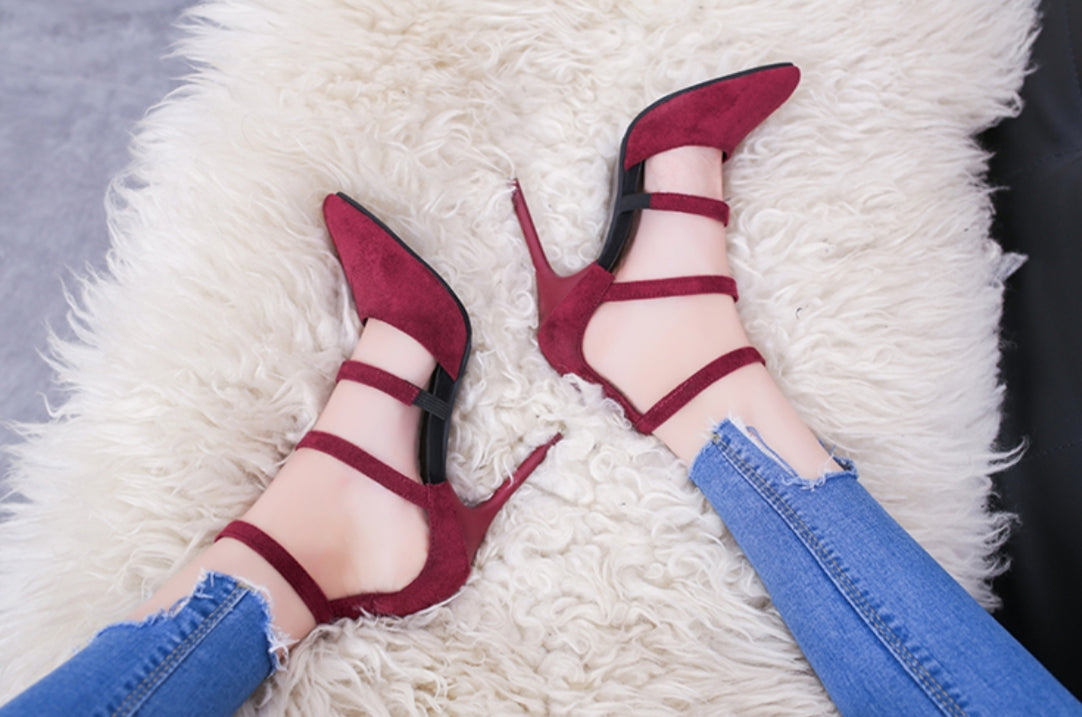 Pointed Suede Shoes