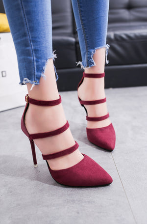 Pointed Suede Shoes