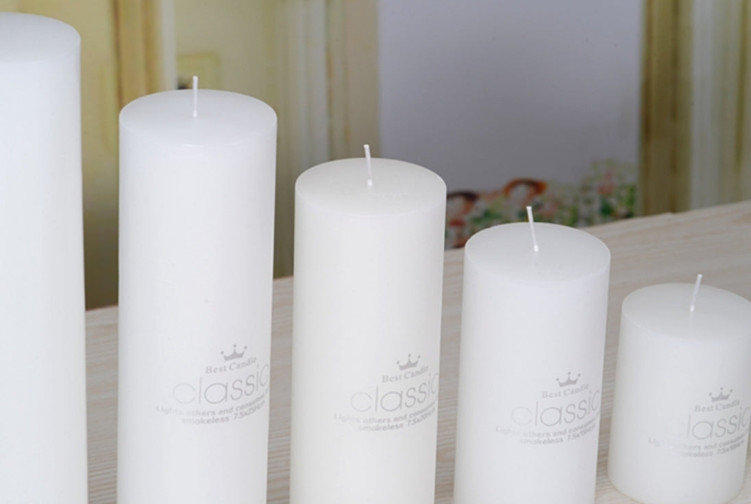 Pure White Candles