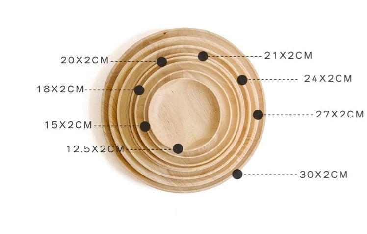 Solid Wood Plates