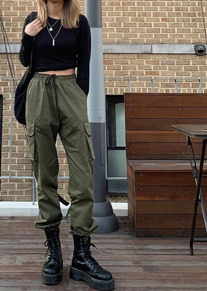 Army Green Cargo Pants