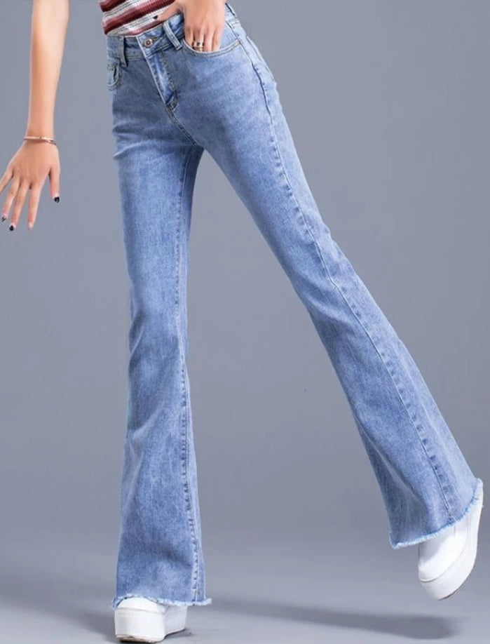 Long Flared Jeans